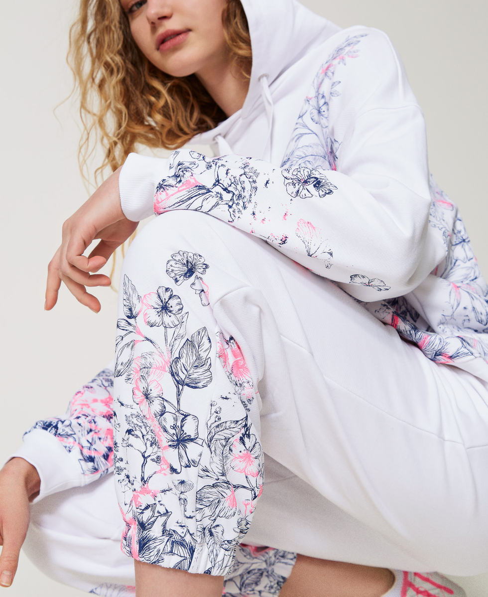 Pantalon de jogging MYFO avec imprim&eacute; Sprayed Toile De Jouy Femme 251AQ2031_12432_04