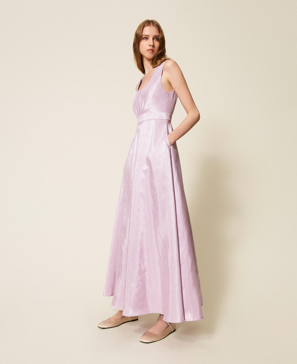 Abito lungo in shantung Viola "Fair Orchid" Donna 252AP2182_12560_02