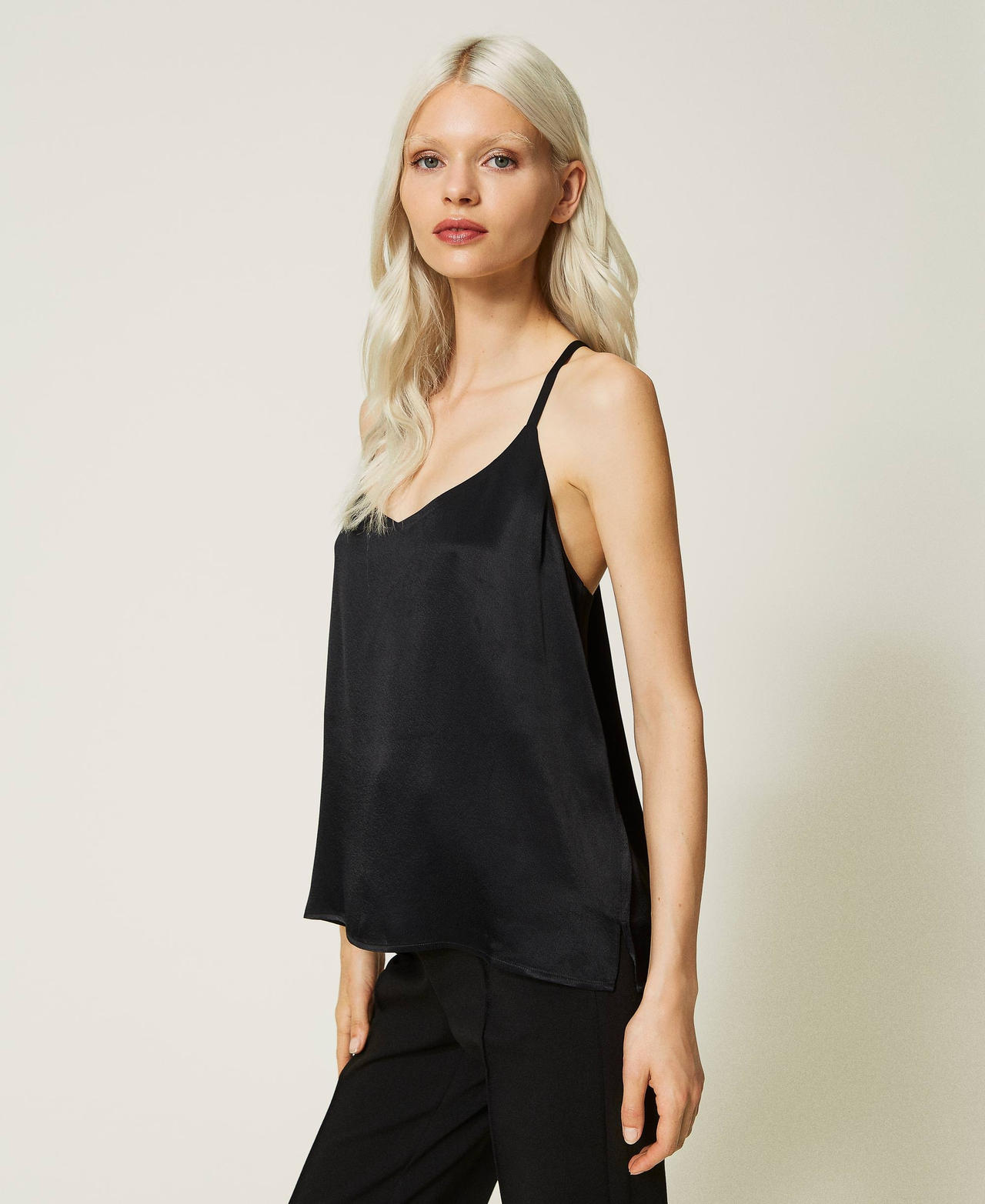 Satin top