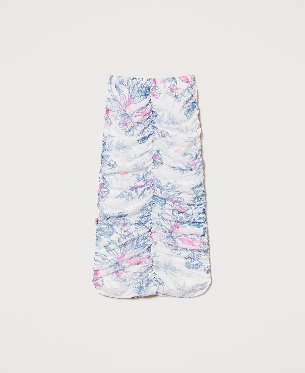 MYFO Midirock mit Raffmotiv