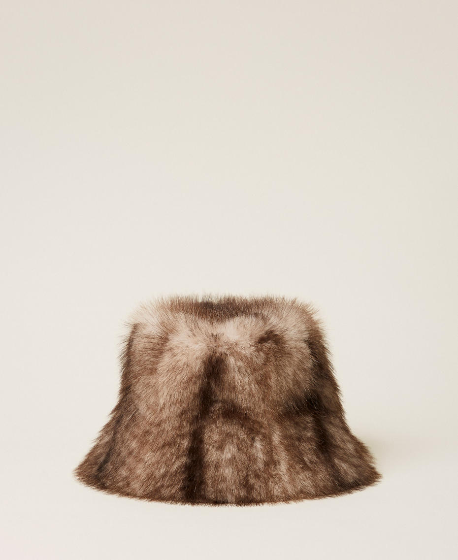 Faux fur bucket hat Animal Shade Casha/Brown Woman 262TA4690_13812_01