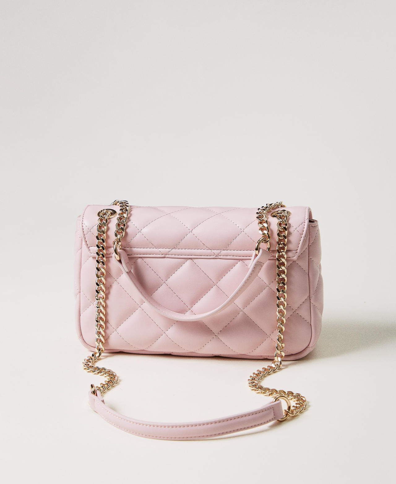 Borsa a tracolla ‘Audrey’ grande trapuntata Rosa Parisienne Donna 251TB7372_00714_03