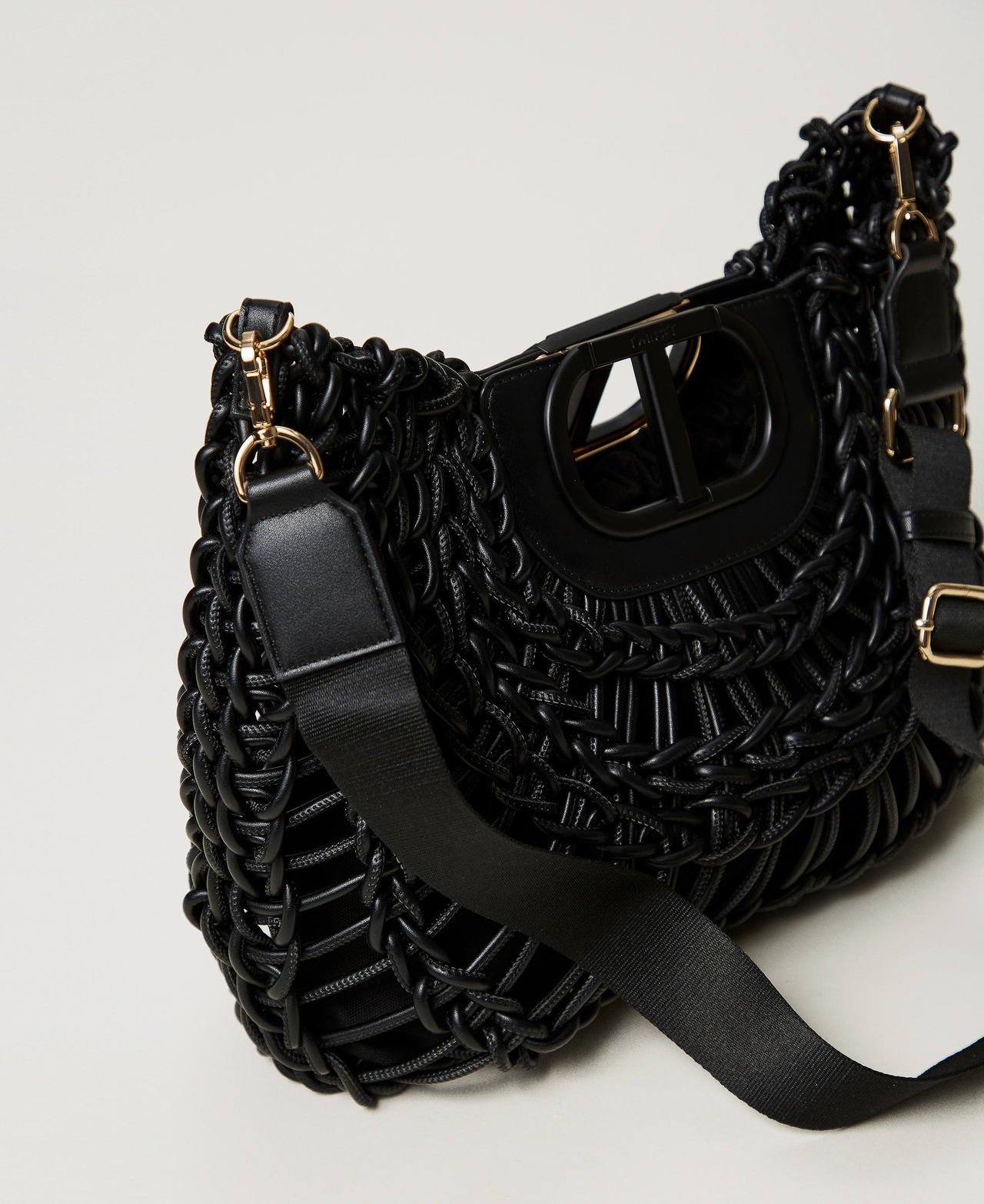 Shopper „Lila“ mit „Oval T“-Henkel Schwarz Frau 251TD8190_00006_03