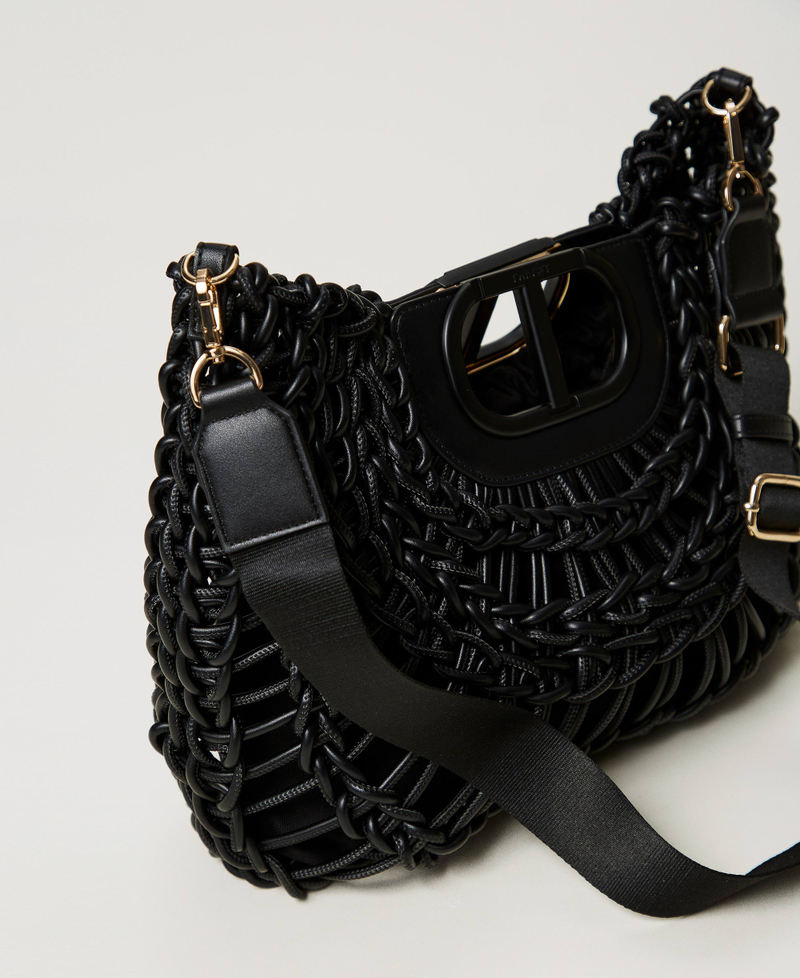 Shopper „Lila“ mit „Oval T“-Henkel Schwarz Frau 251TD8190_00006_03