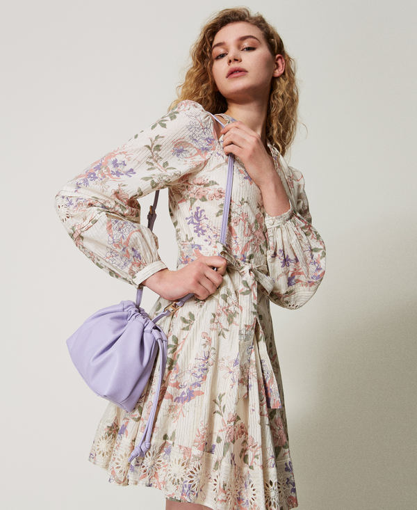 Shoulder bag with ruching