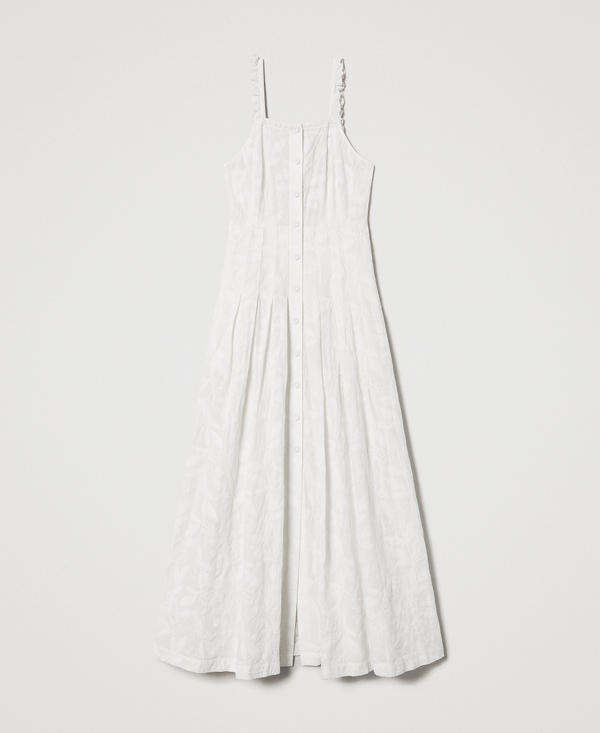 ワンピース TWINSET FW24 ABITO (242TT2241 00006) Twinset velvet halter neck dress with pearls for women