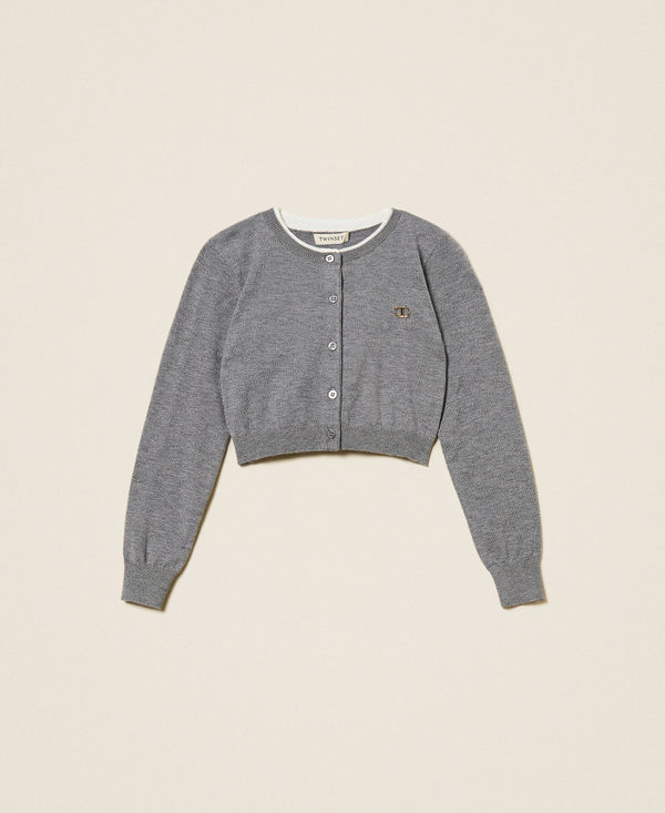 Cardigan avec Oval T