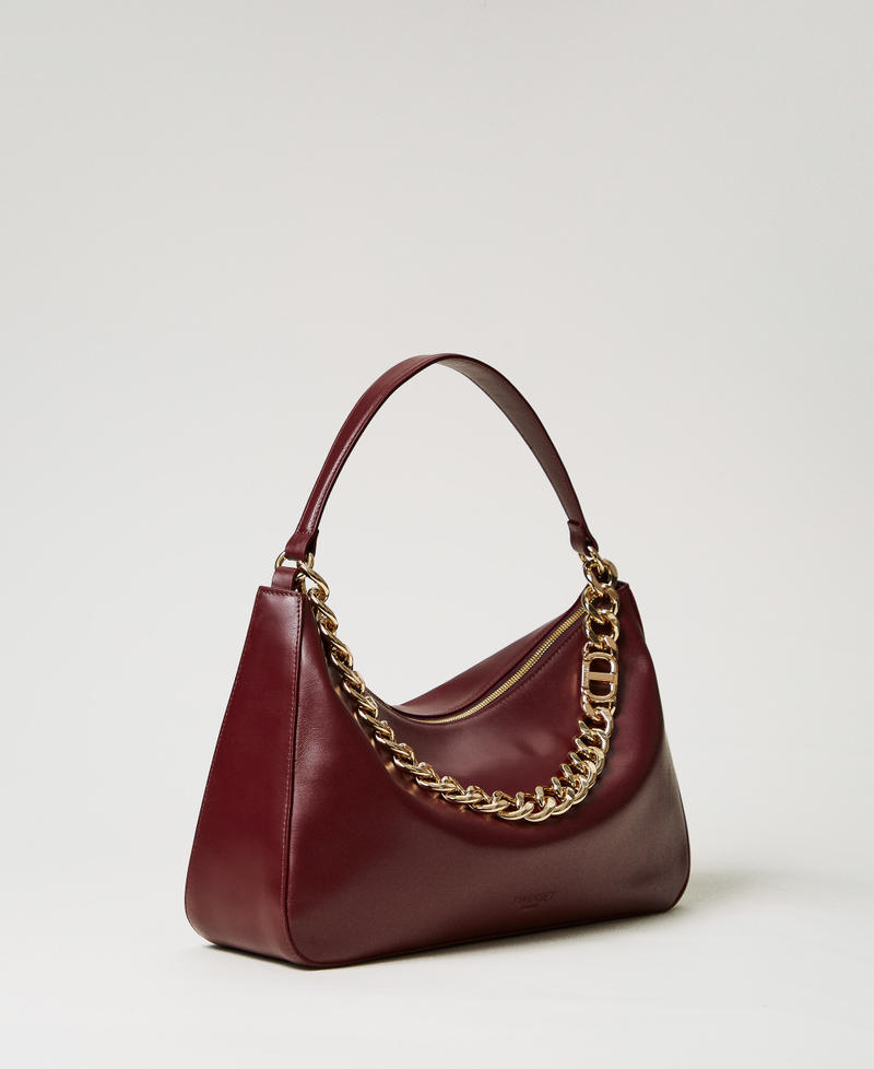 'Liliane' medium leather bag “Wine tasting” Purple Woman 252TB7161_05609_01