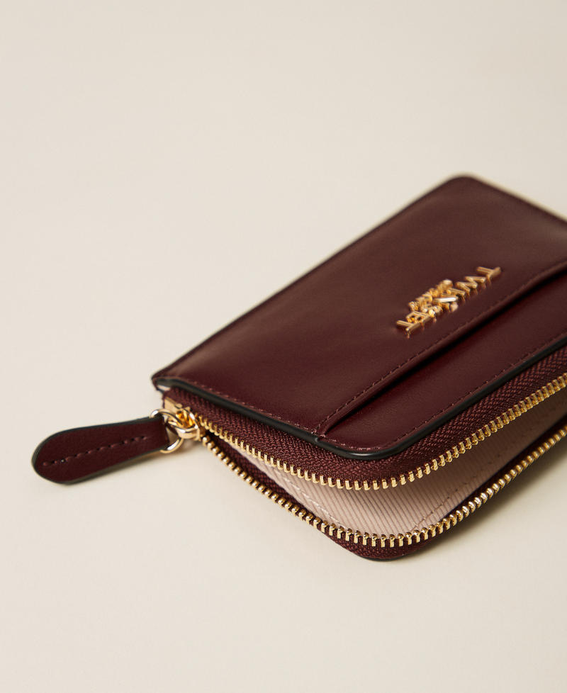 Kartenetui mit Logo und Schlüsselanhänger Purple Eden Frau 252TL8020_12635_03