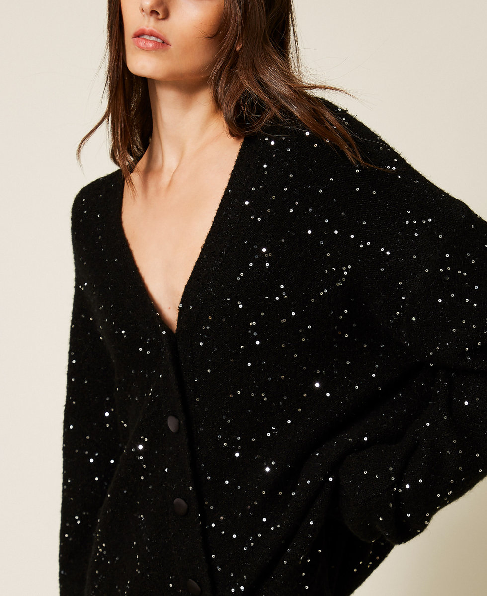 Sequin cardigan