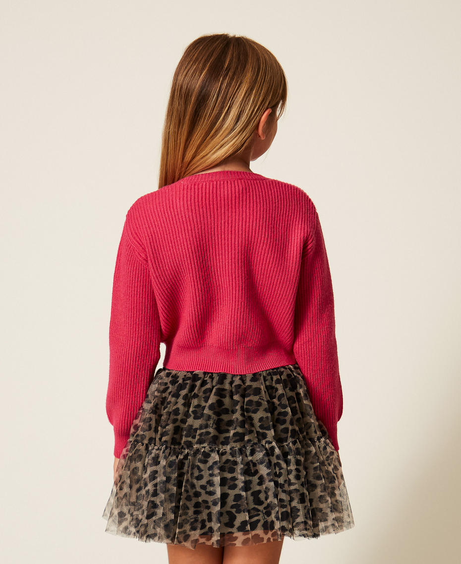 M&auml;dchenpullover mit Sticklogo Rosa Candy Rose M&auml;dchen 252GB3040_00338_03