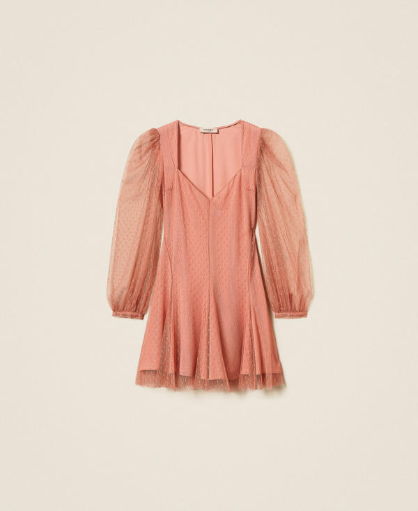 Short plumetis tulle dress