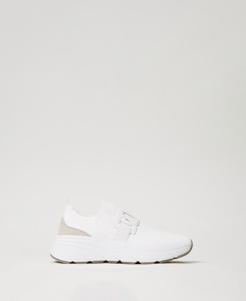 Technical mesh running trainers White Woman 251TCP02G_00001_01