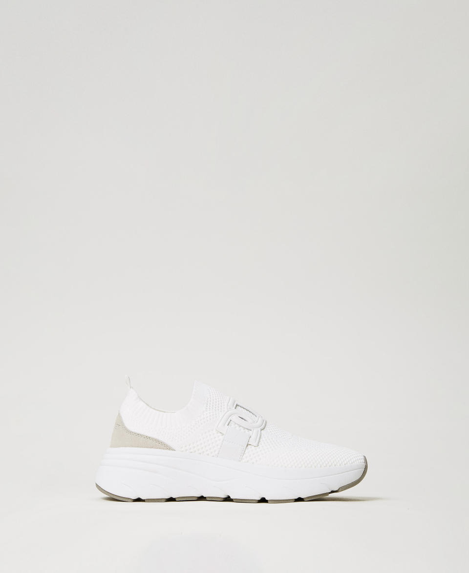 Technical mesh running trainers White Woman 251TCP02G_00001_01
