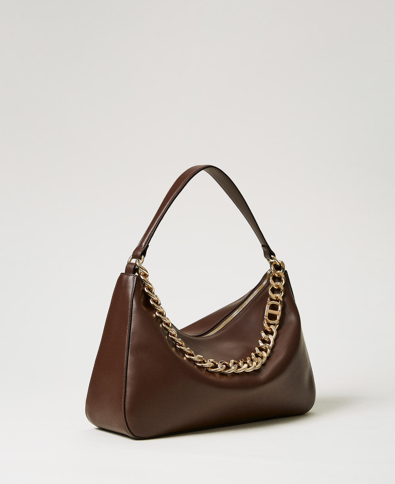 'Liliane' medium leather bag Coffee Woman 252TB7161_00203_01