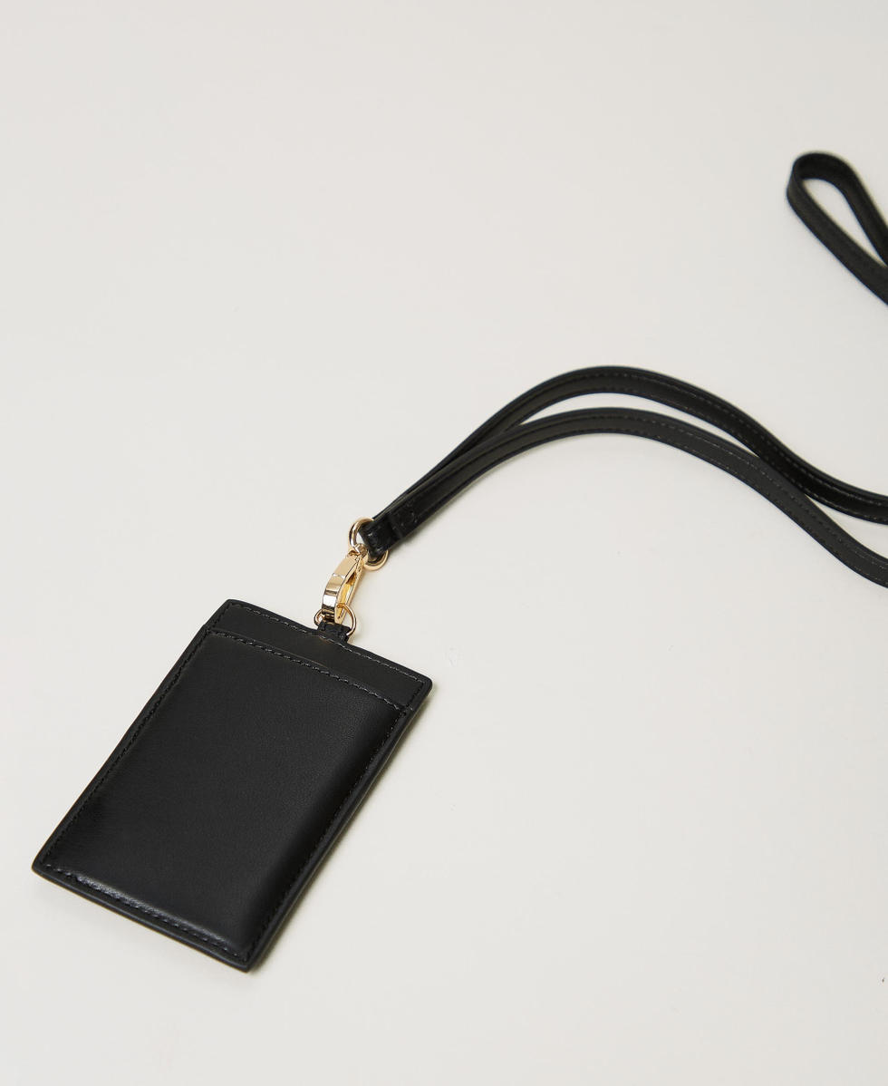 Card holder with shoulder strap and Oval T