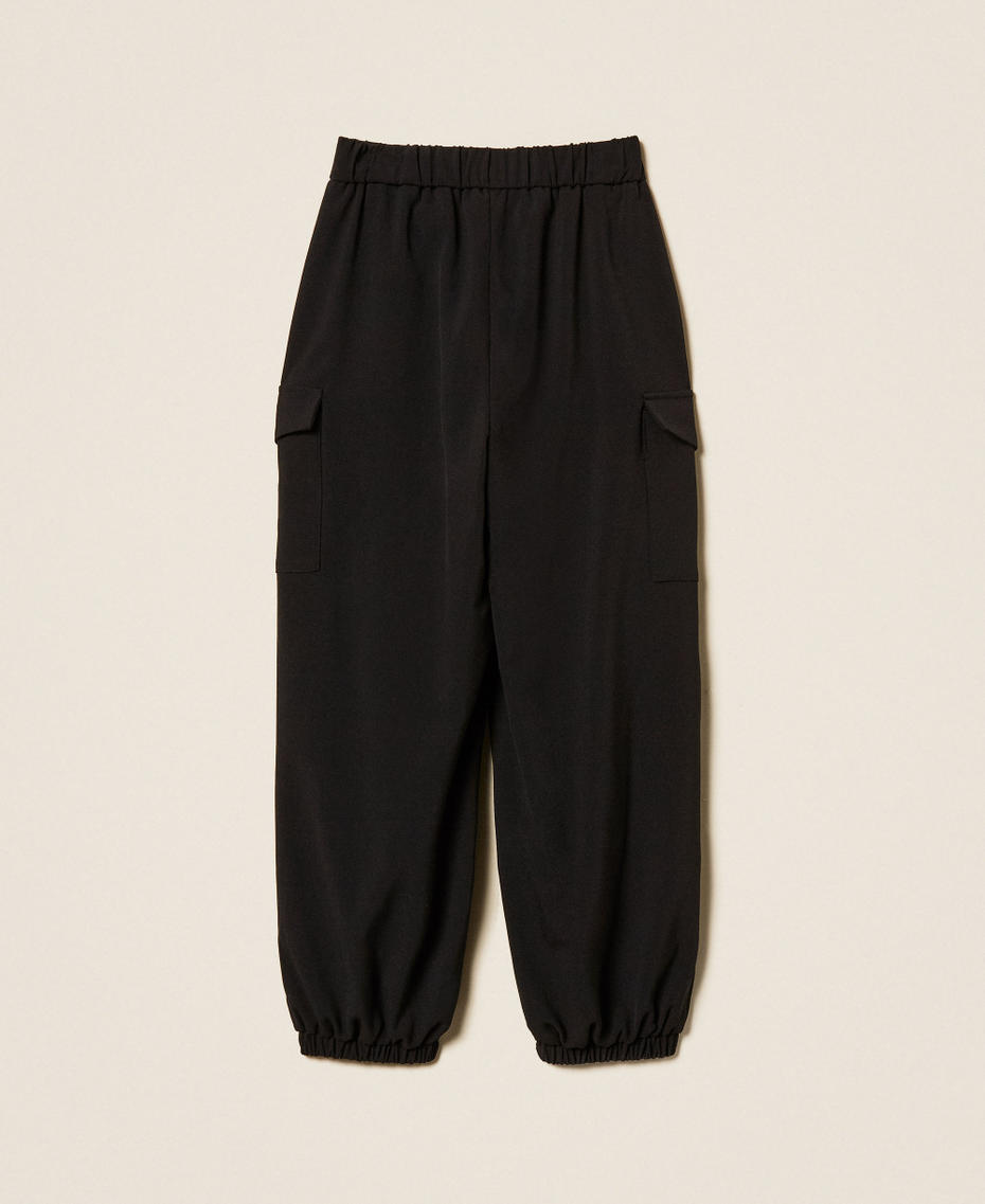 Flannel joggers Black Girl 252GJ2273_00006_S1