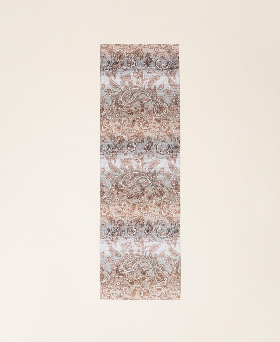 &Eacute;tole jacquard avec motif paisley Jacquard Paisley Natural Beige Femme 252TA4400_12654_05