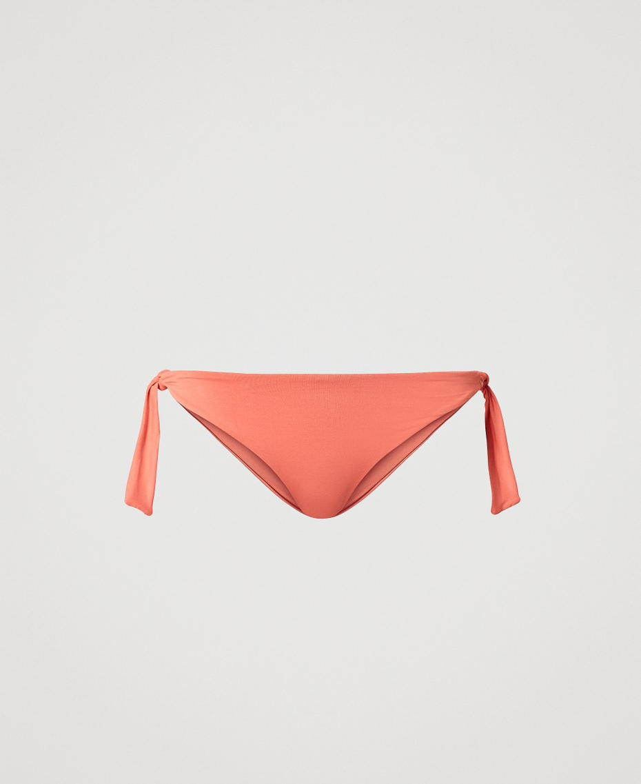 Bikinitanga mit Schleifen Coral Sunset Frau 251LMMA88_12360_S0