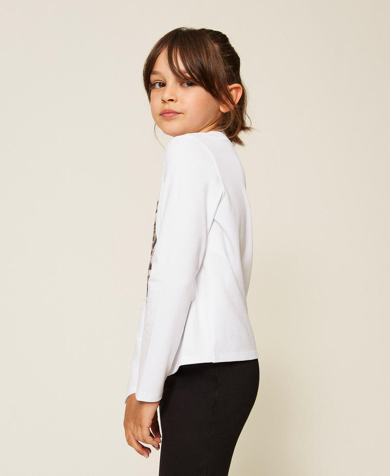 T-shirt regular avec imprim&eacute;