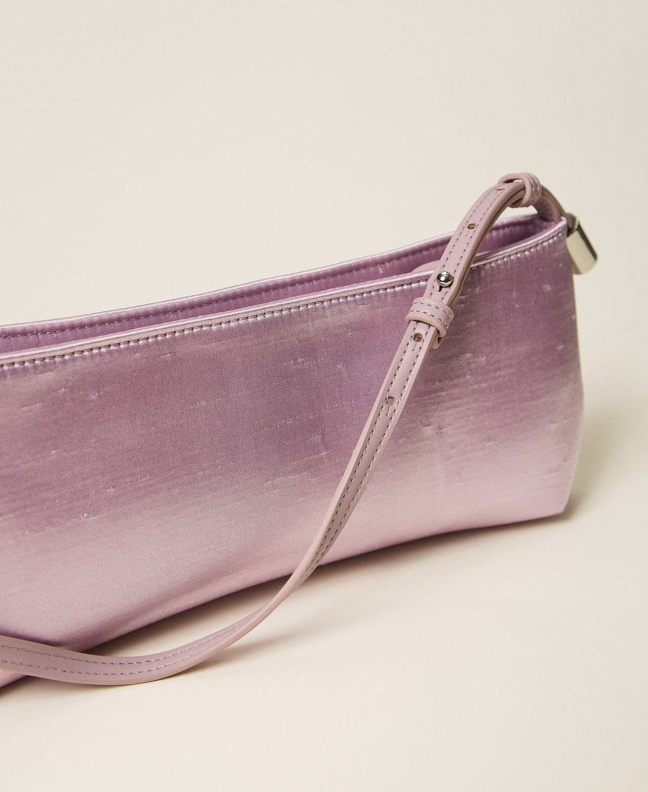 Shantung shoulder bag Fair Orchid Purple Woman 252AA7010_12560_03