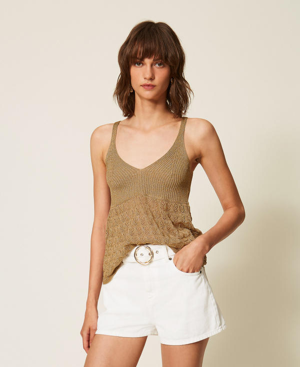 Bull denim shorts with belt